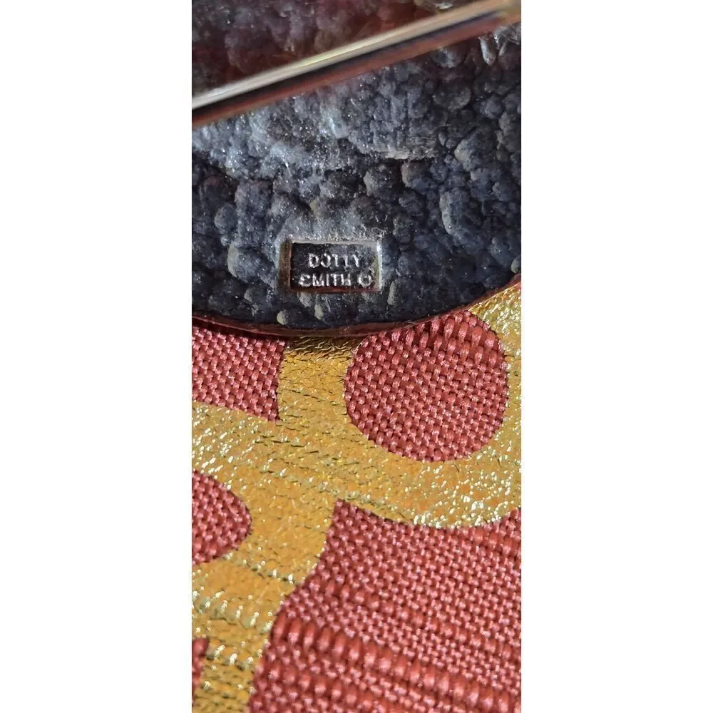 Vintage Dotty Smith Paisley Belt Buckle